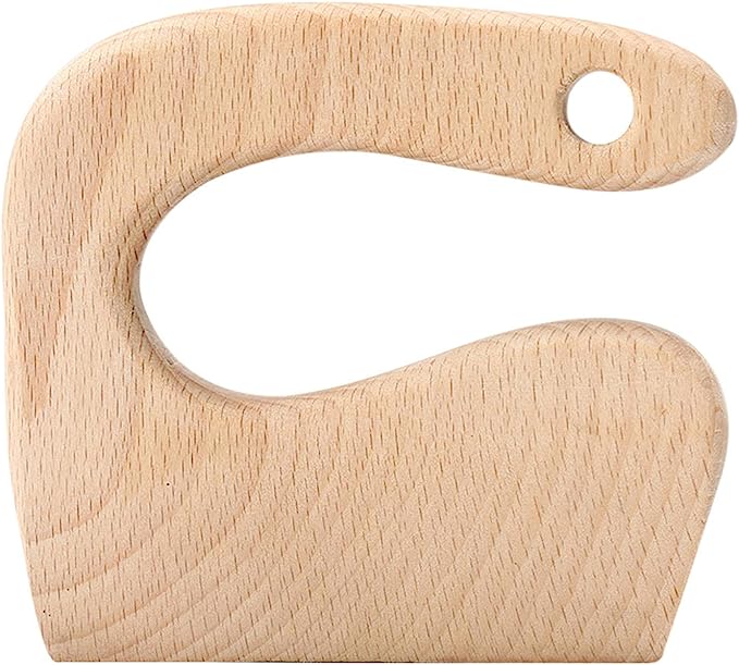 Ykop Wooden Kids Knife Kids Wooden Cutter Montessori Kitchen Tools For Toddlers Chopper For Cooking Safe Cooking Knives Safe Vegetable And Fruit Cutter For 2-8 Years Old