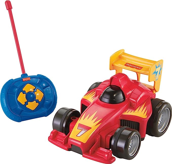 Fisher-Price My Easy RC Toy Car Battery Powered Remote Controlled Vehicle for Preschool Pretend Play Ages 3+ Years, GVY94
